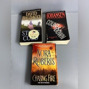 Set of 3 Lead Female Character Thriller Paperback Books